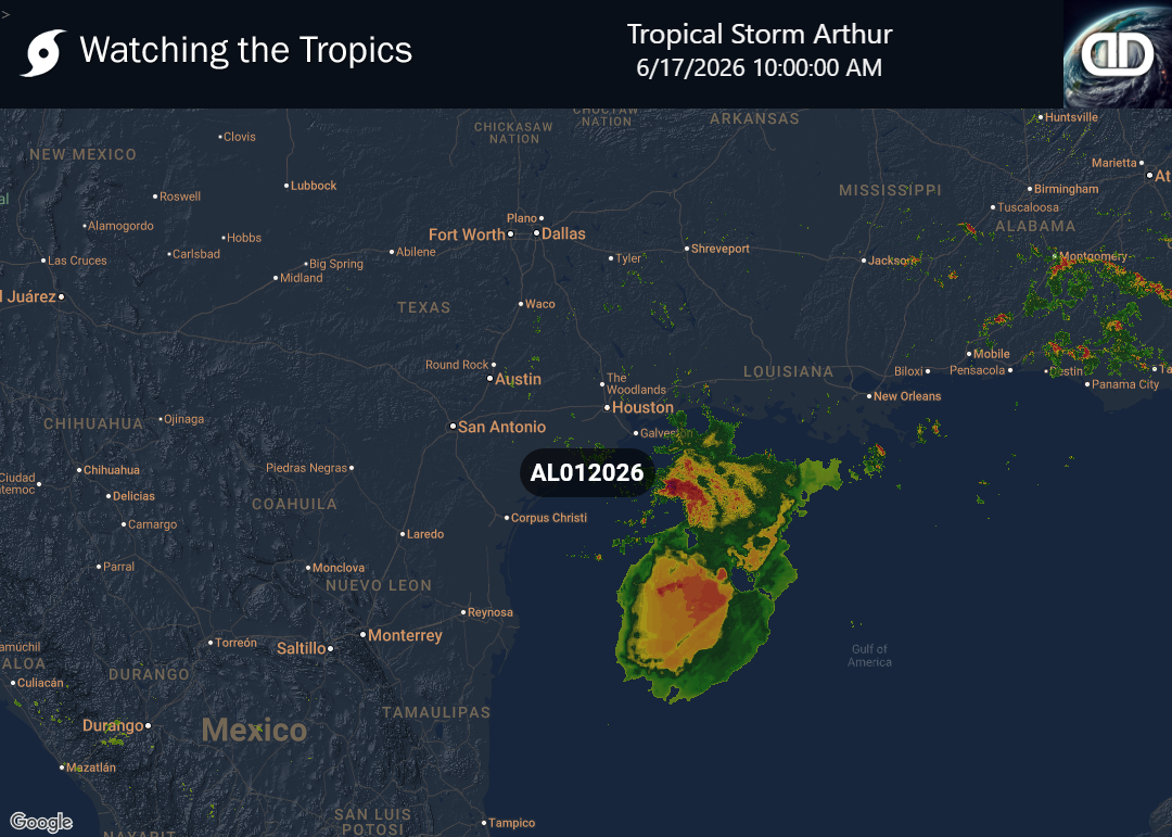 Storm Potential Tropical Cyclone One Precipitation