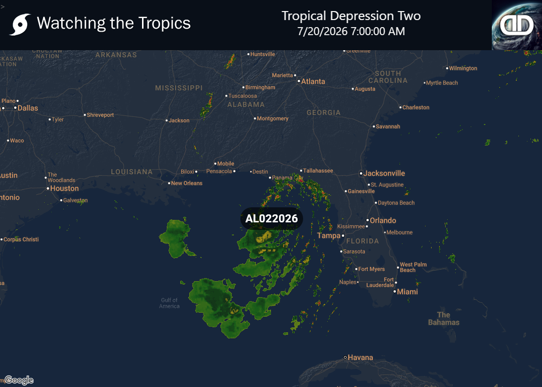 Storm Tropical Depression Two Precipitation