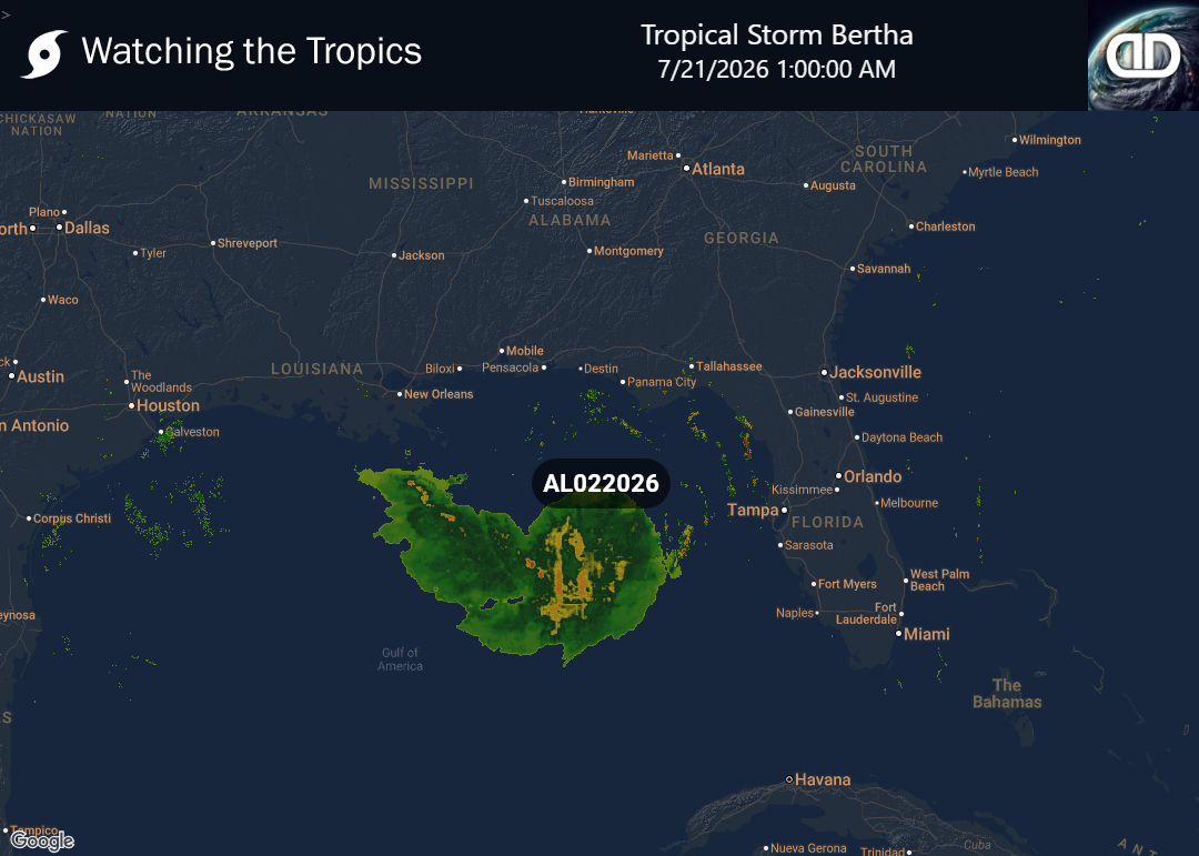 Storm Tropical Depression Two Precipitation