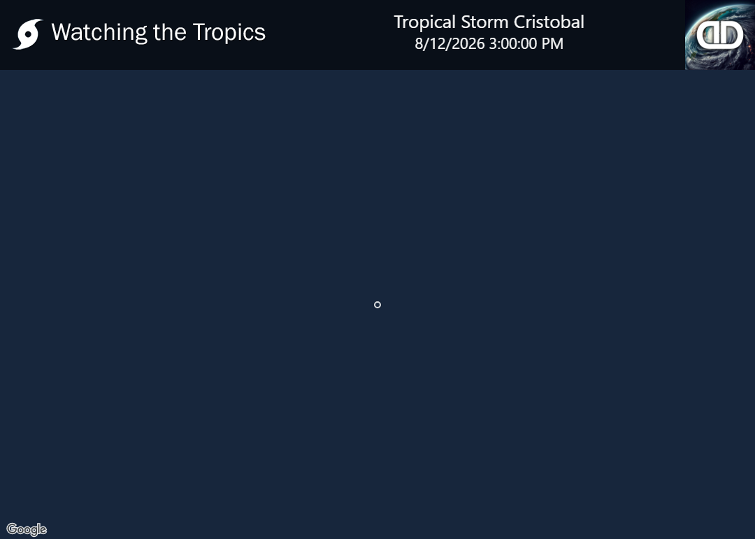 Storm Tropical Storm Cristobal historical path
