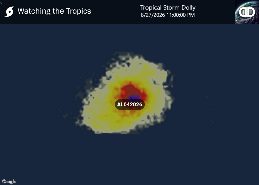 Storm Tropical Storm Dolly Thunderstorm Probability