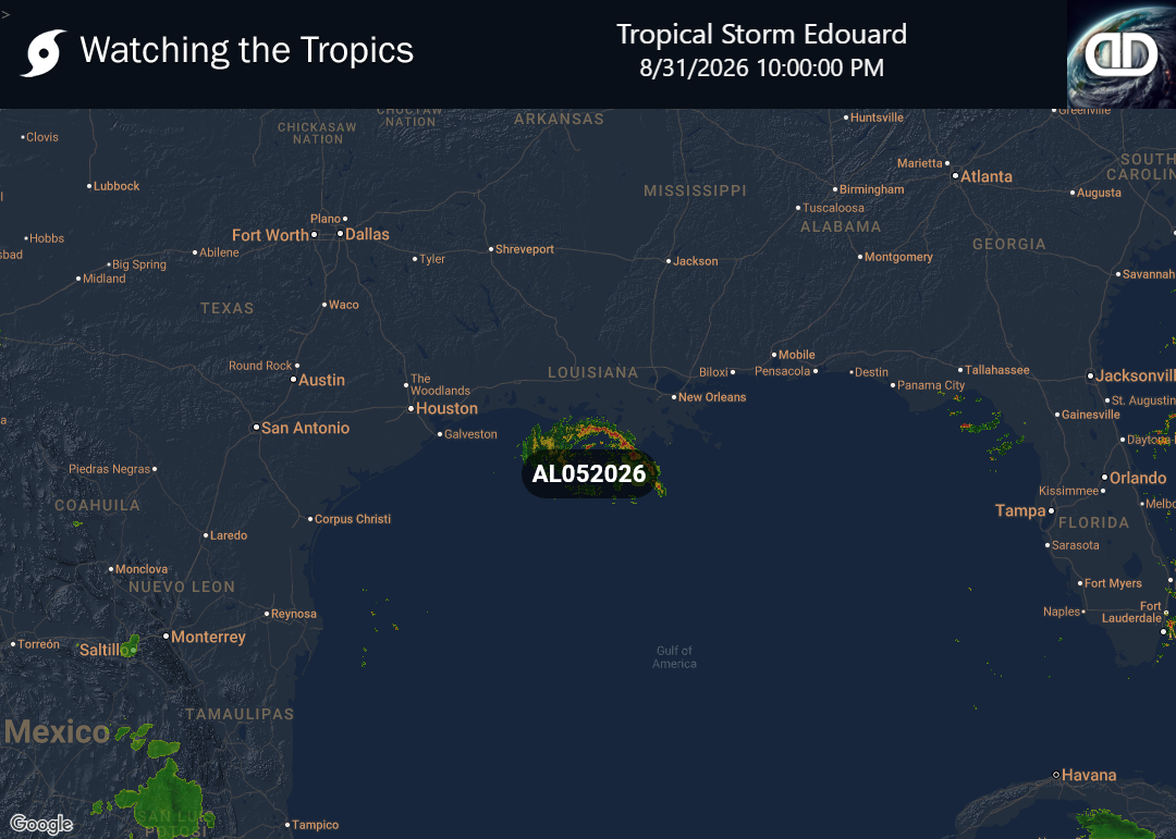 Storm Tropical Storm Edouard Precipitation