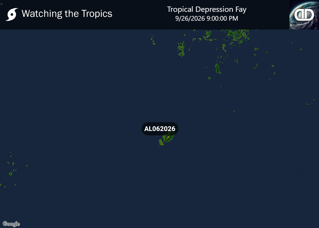 Storm Tropical Depression Fay Precipitation