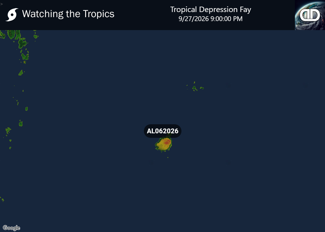 Storm Tropical Depression Fay Precipitation