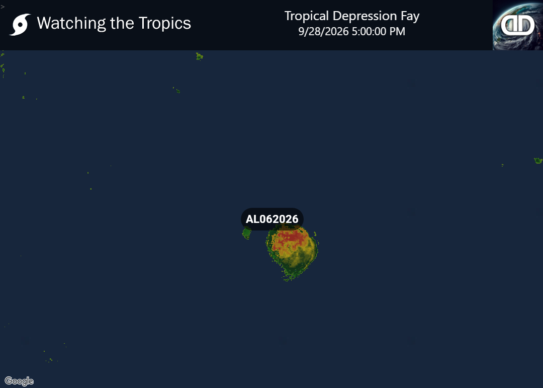 Storm Tropical Depression Fay Precipitation