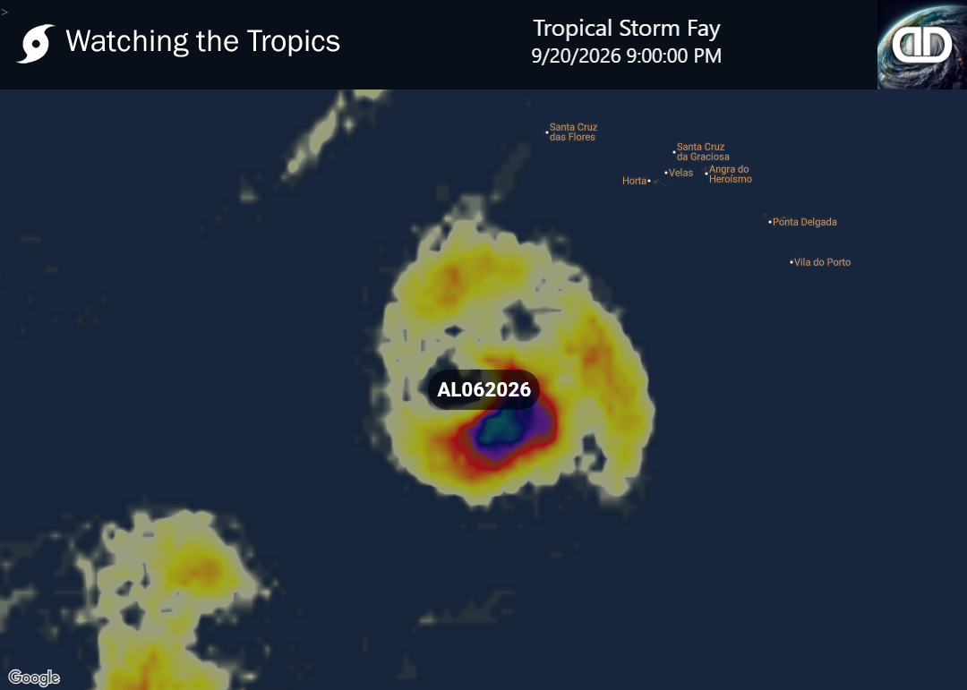 Storm Tropical Storm Fay Thunderstorm Probability
