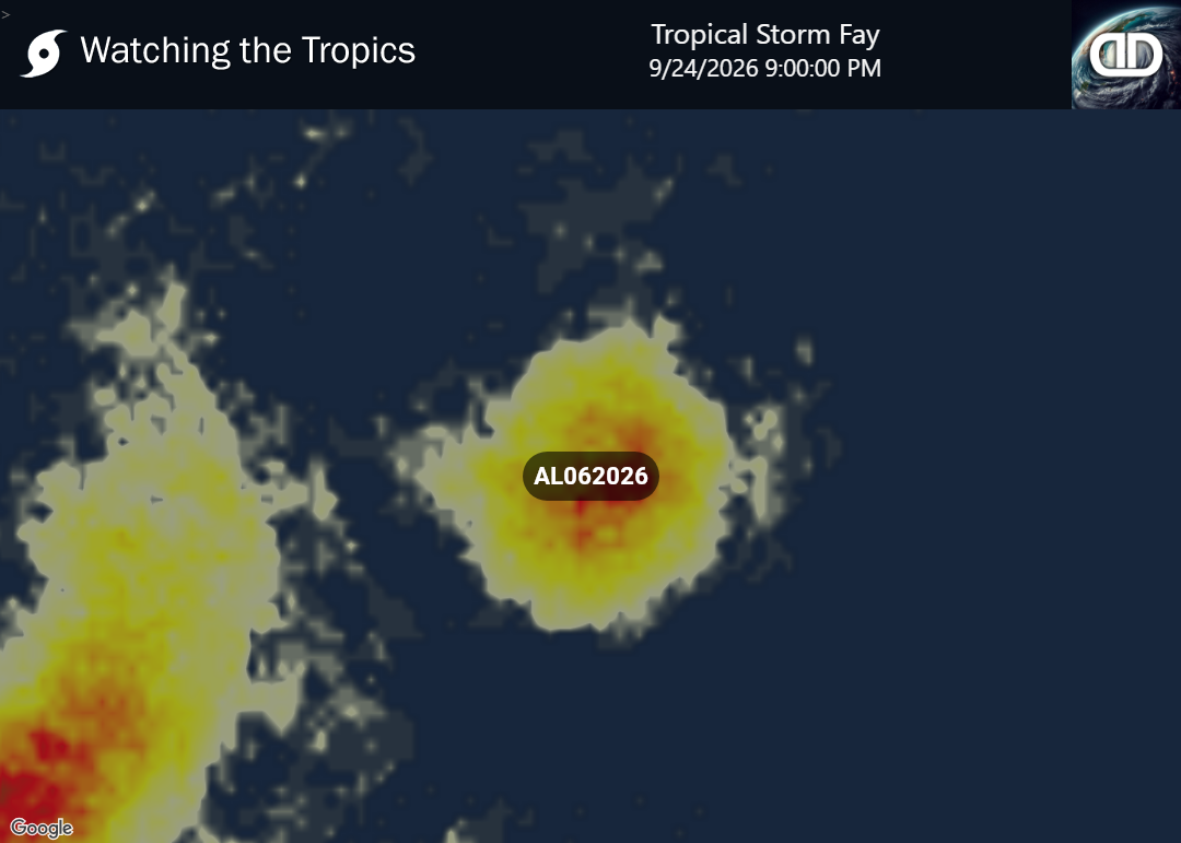 Storm Tropical Storm Fay Thunderstorm Probability
