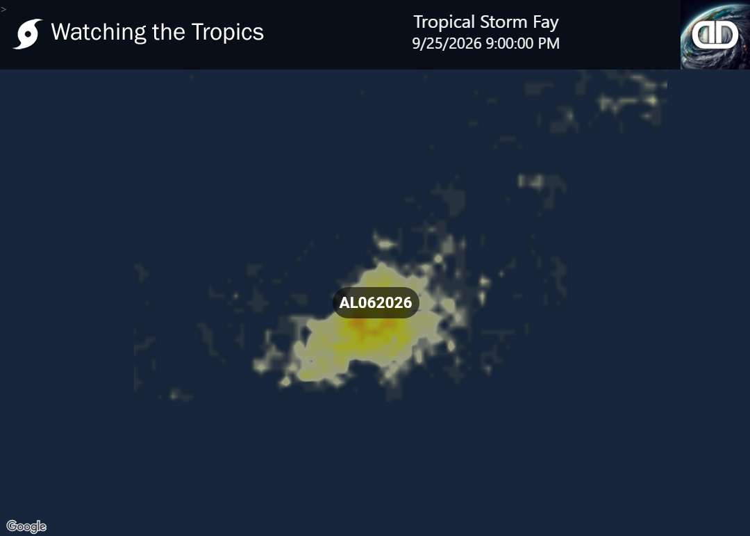 Storm Tropical Storm Fay Thunderstorm Probability