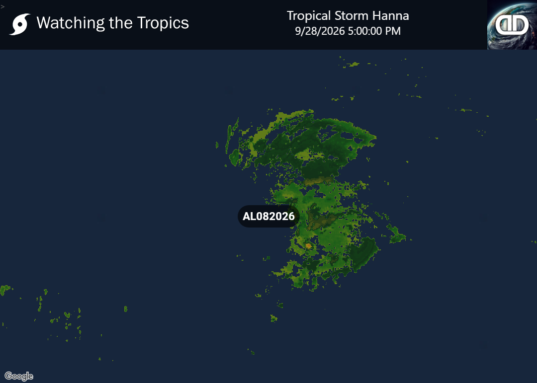 Storm Tropical Storm Hanna Precipitation