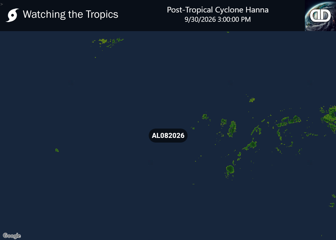 Storm Tropical Storm Hanna Precipitation