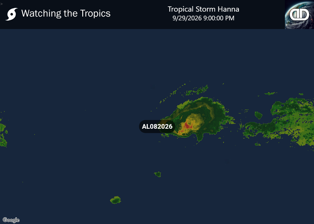 Storm Tropical Storm Hanna Precipitation