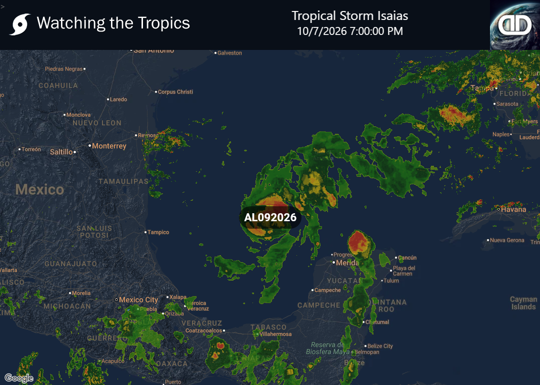Storm Tropical Storm Isaias Precipitation