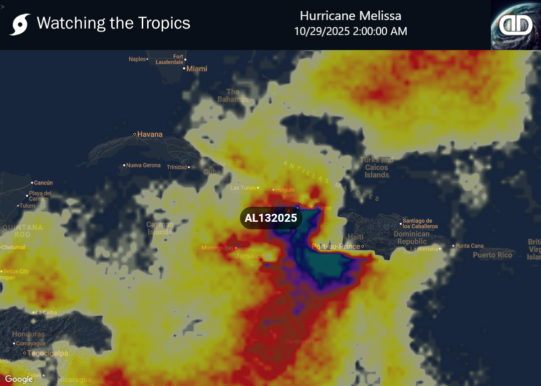 Storm Hurricane Melissa Thunderstorm Probability Storm Hurricane Melissa Thunderstorm Probability