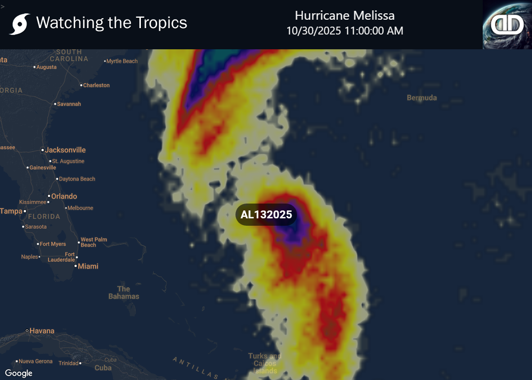 Storm Hurricane Melissa Thunderstorm Probability