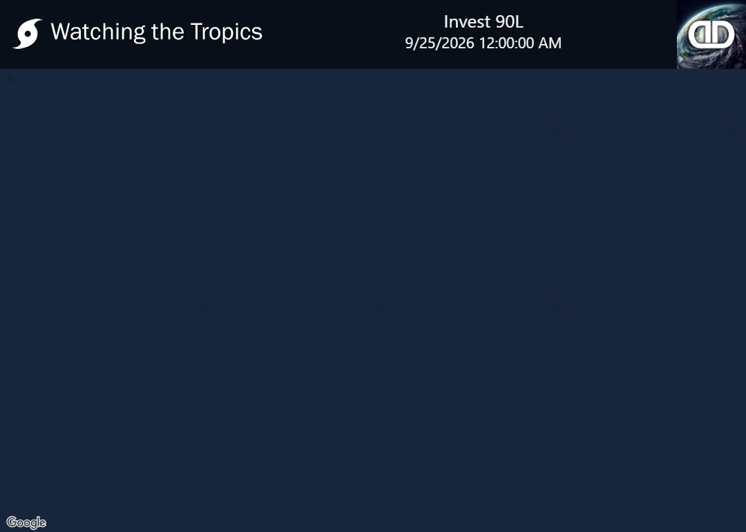 Storm Invest 90L Spaghetti Models