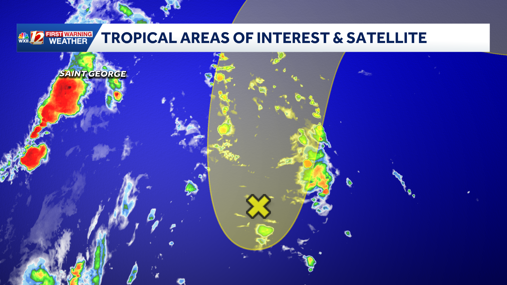 New tropical area of interest | Gonzalo fades and Fay weakens to a tropical depression in the Atlantic Image