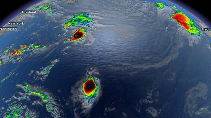 Tropical Storm Hanna has formed while Fay weakens Image