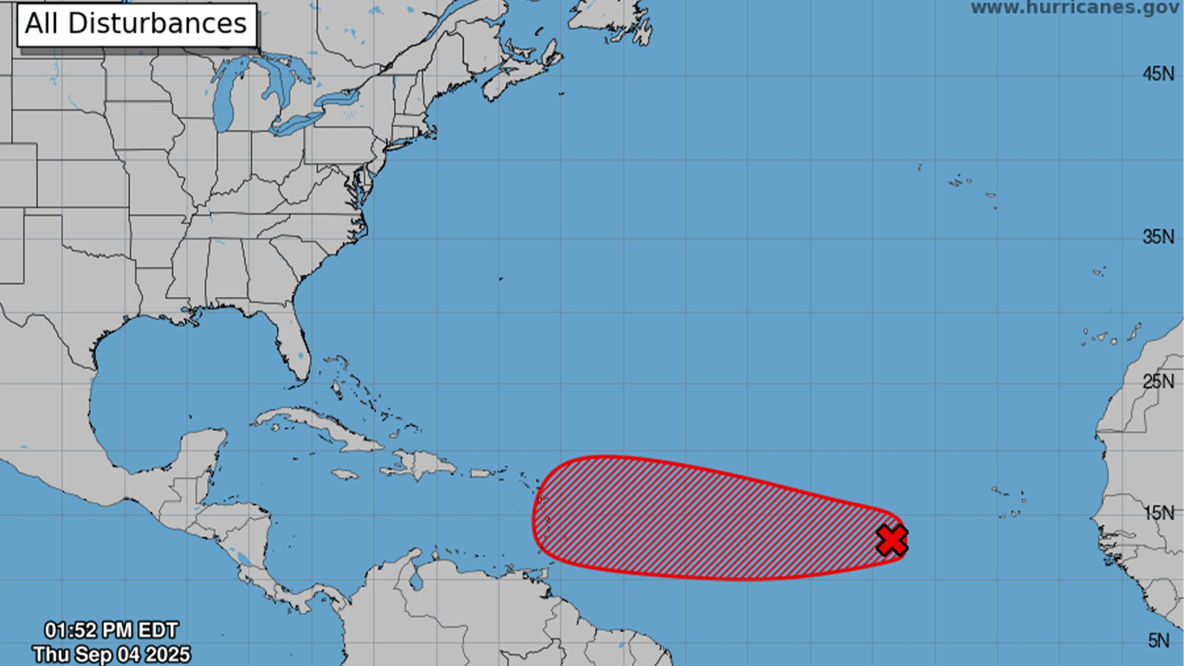 Invest 91L, in eastern Atlantic, likely to develop into tropical depression or storm Image