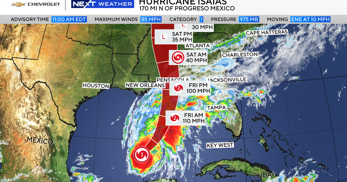 Will Hurricane Isaias impact Atlanta? Flooding rain, isolated tornadoes possible for metro Atlanta Image