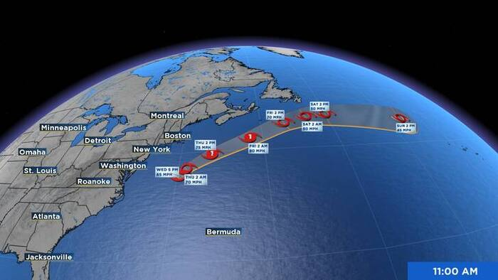 Subtropical Storm Josephine Forms Image