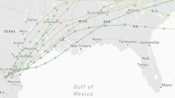 See latest spaghetti models, track Potential Tropical Cyclone One Image