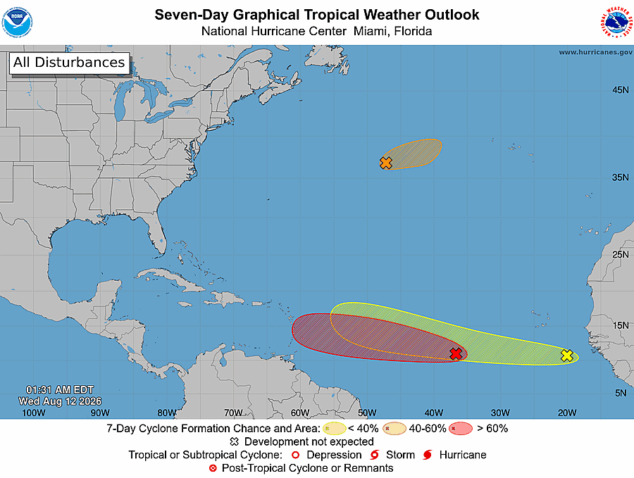Invest 92L tracker: Tropical depression or Tropical Storm Gabrielle likely to form this week Image