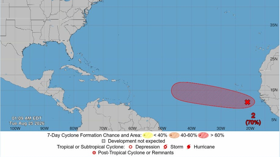Florida hurricane experts watching Invest 96L as it creeps west Image