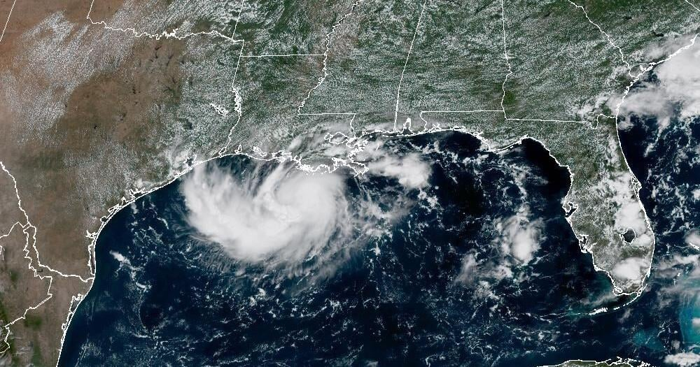 Tropical depression forms in Gulf, expected to make landfall as Tropical Storm Edouard Image