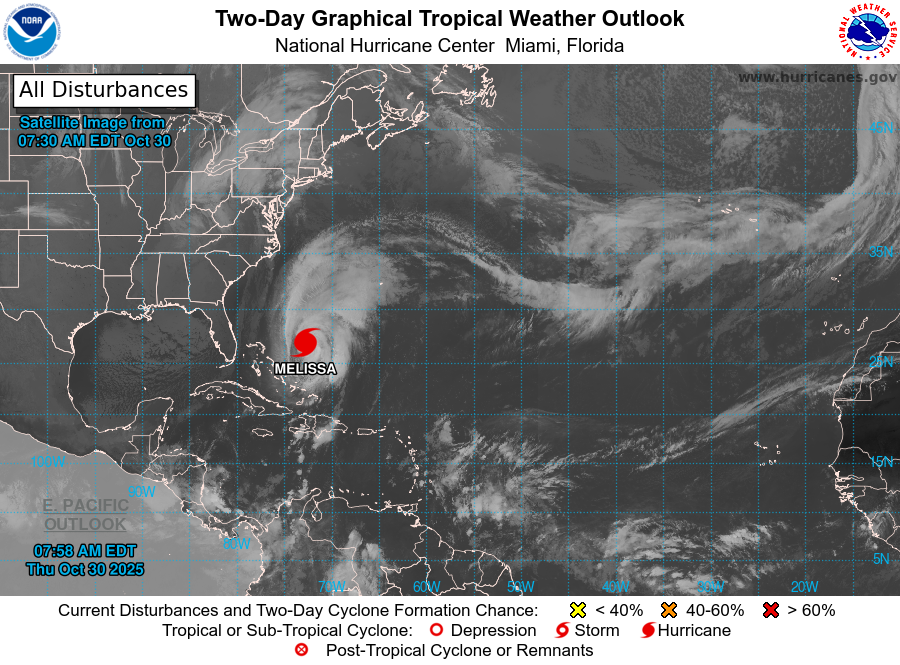 2 Day Tropical Weather Outlook