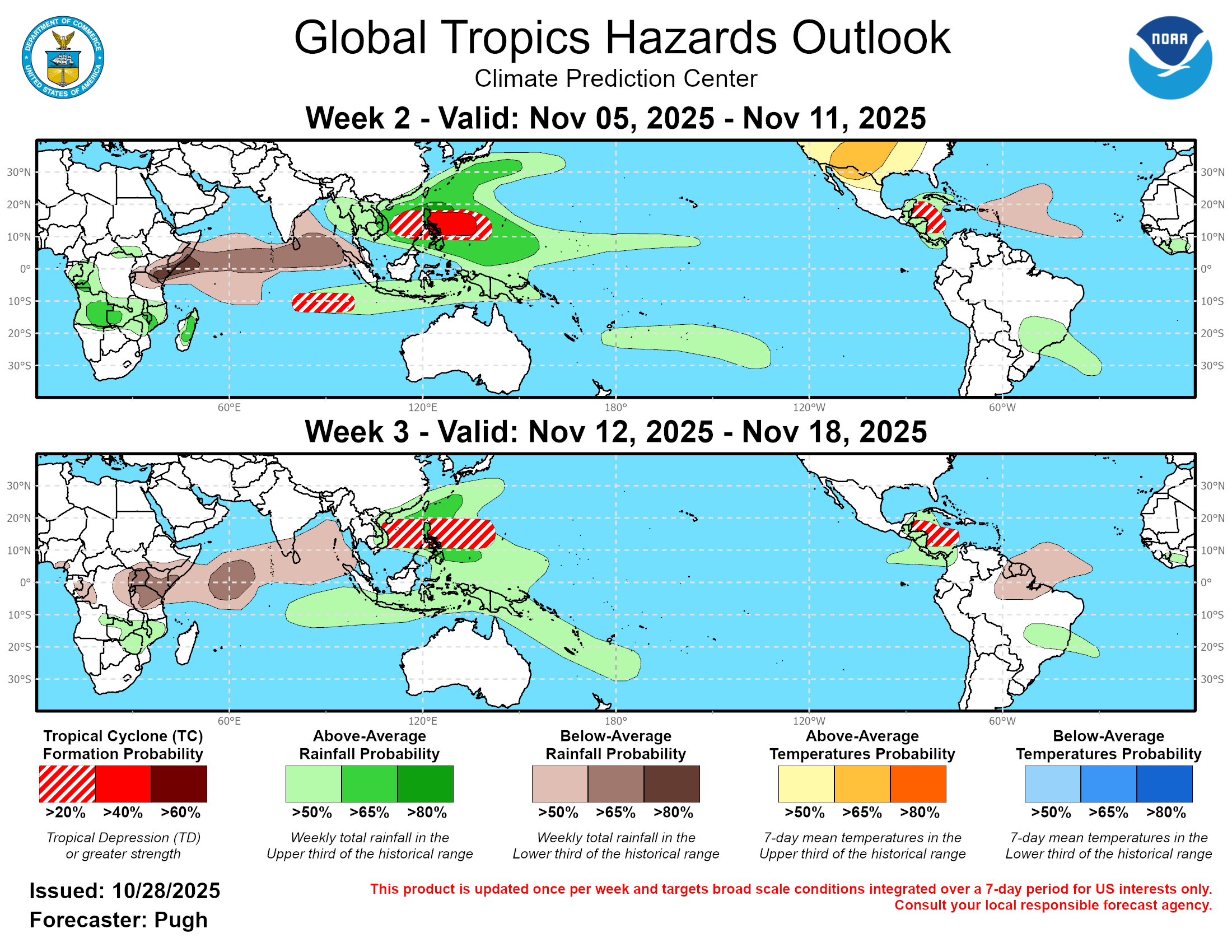 Global Tropics Hazard Outlook