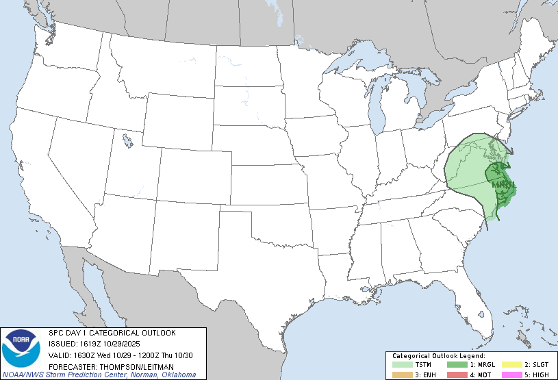Today's Tornado Risk