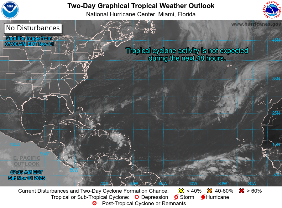 2 Day Tropical Weather Outlook