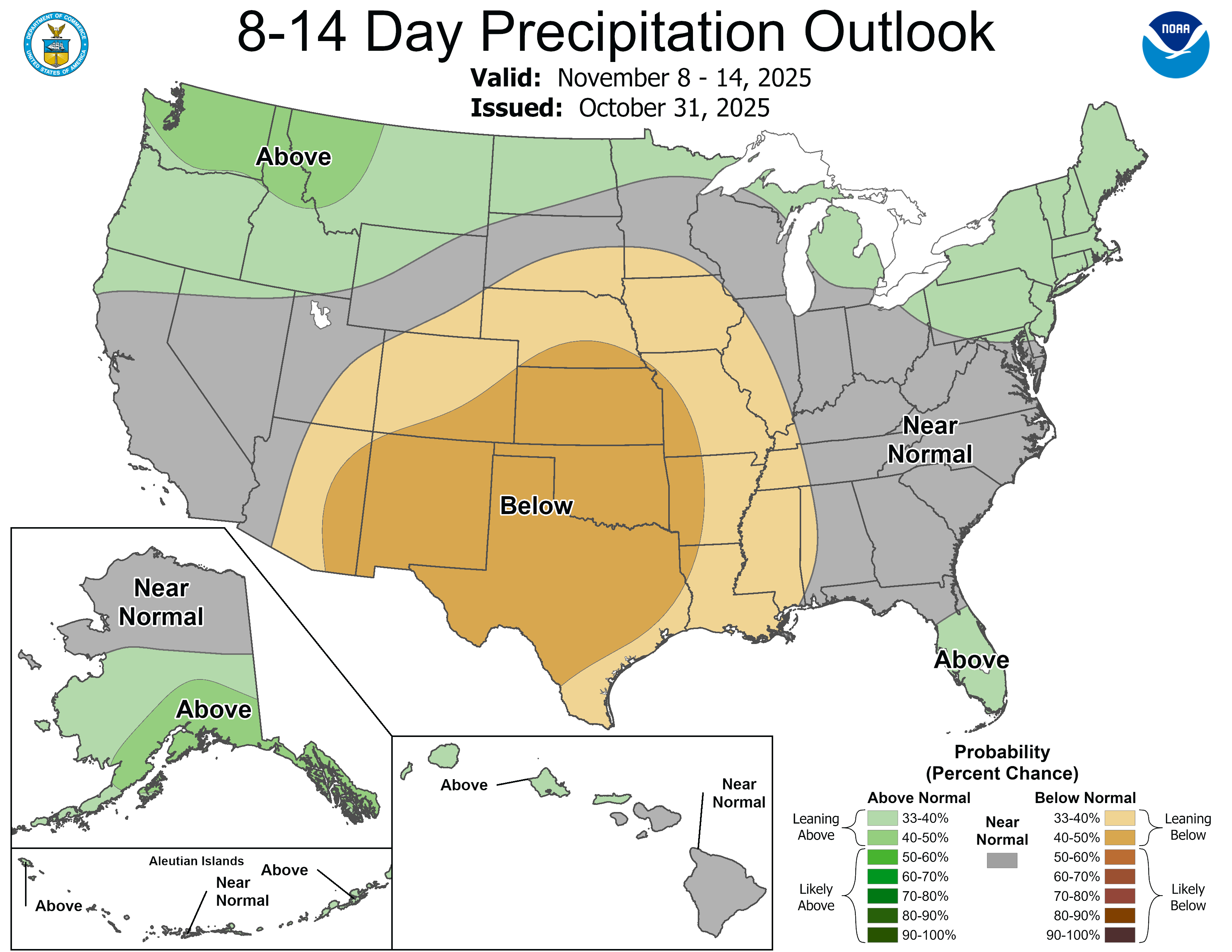 8-14 Day Precipitation Outlook
