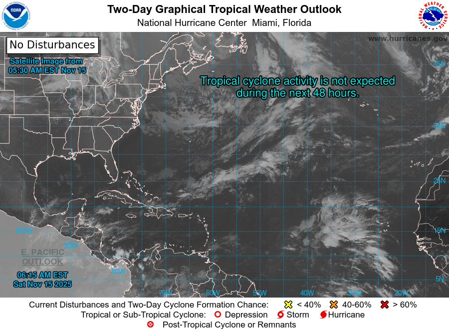 2 Day Tropical Weather Outlook