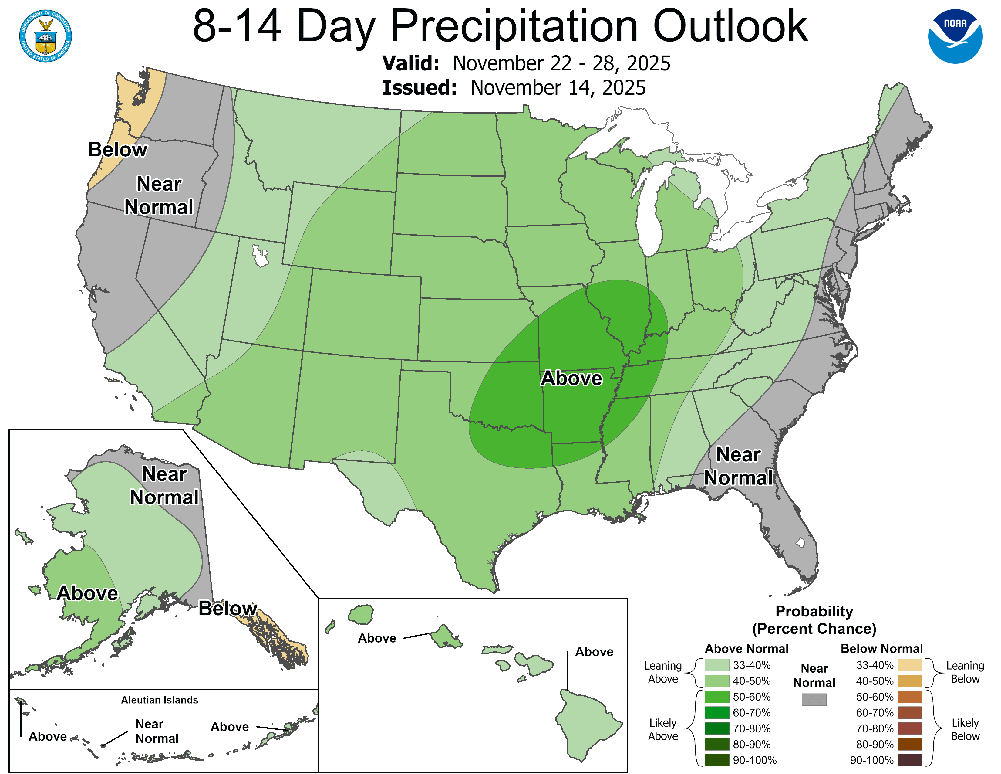 8-14 Day Precipitation Outlook