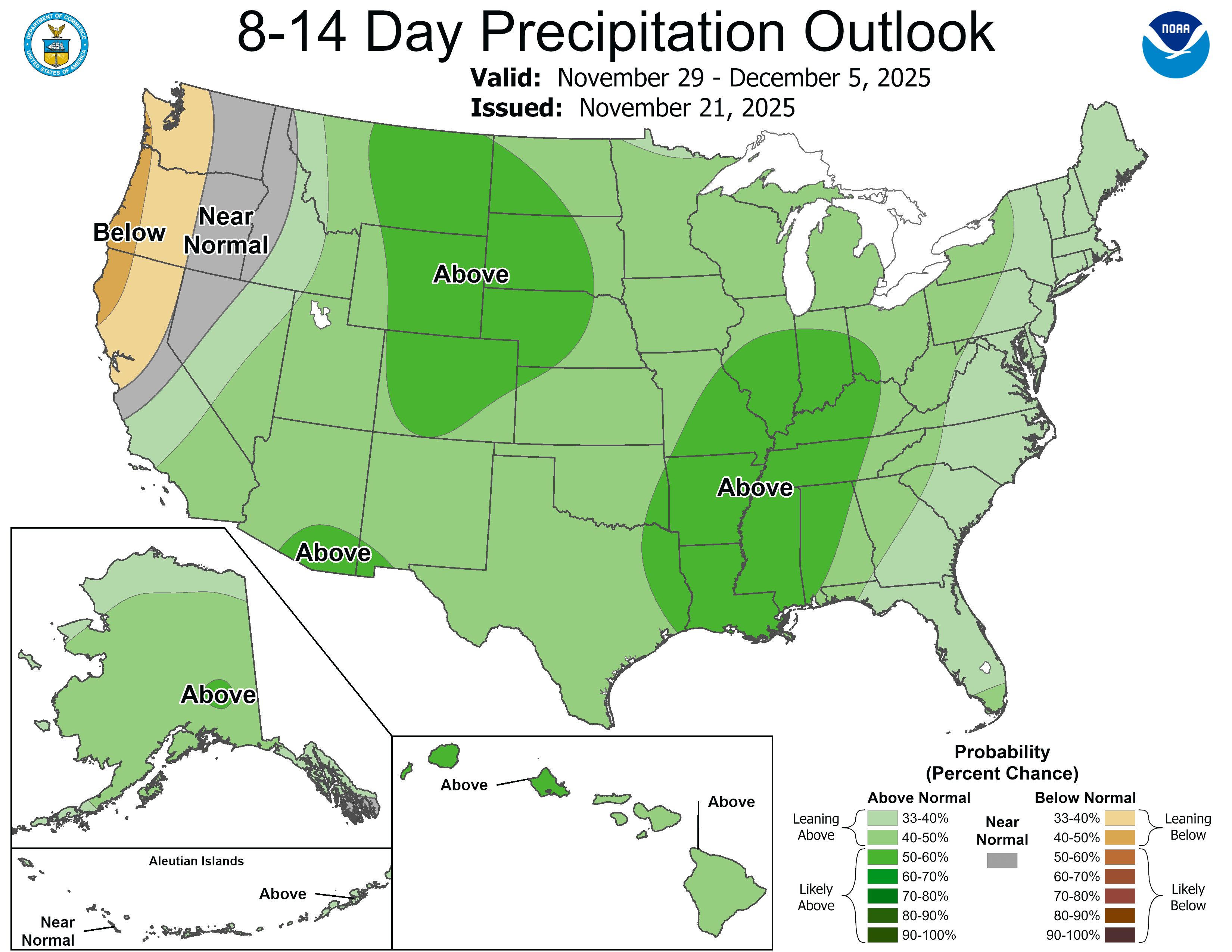 8-14 Day Precipitation Outlook