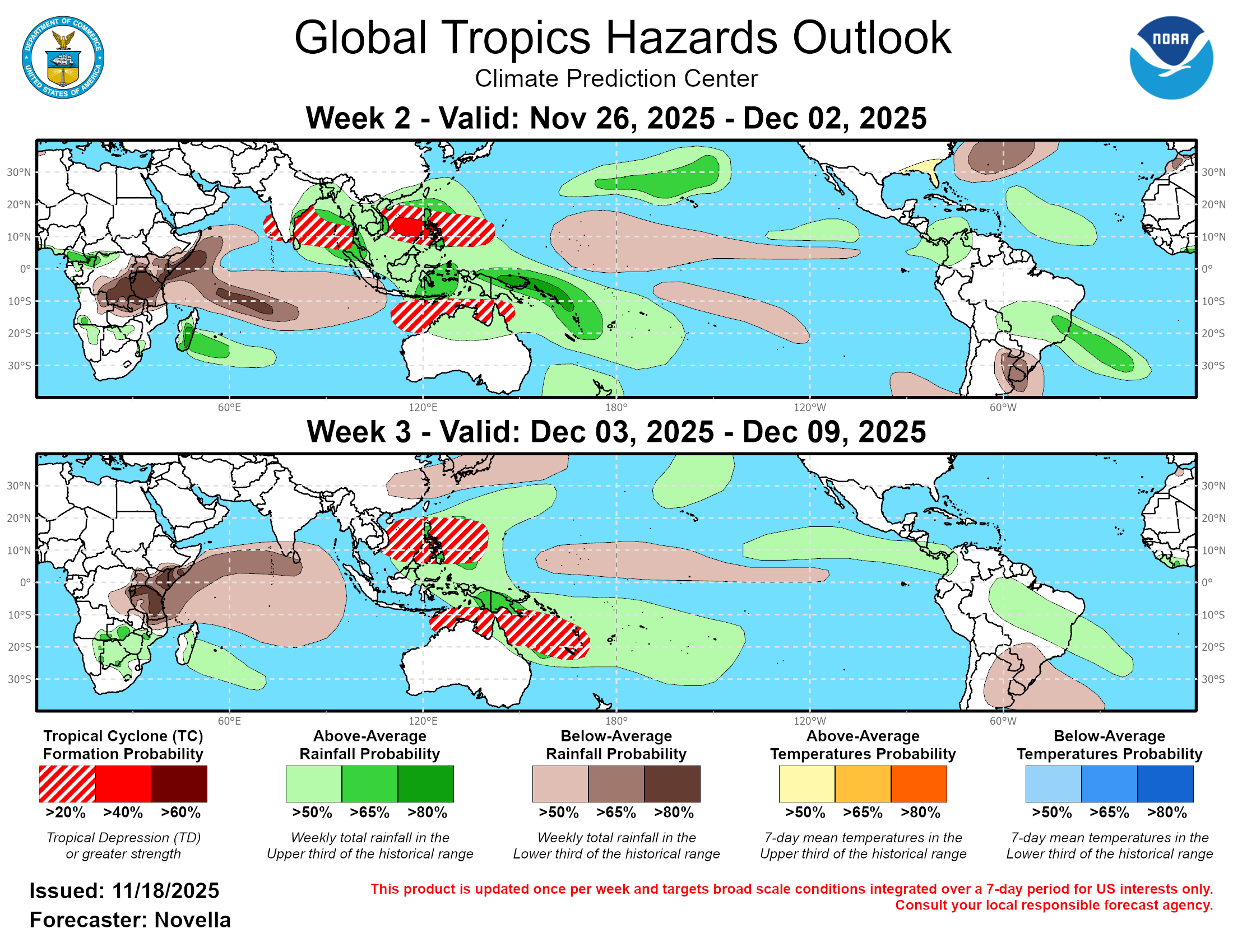 Global Tropics Hazard Outlook