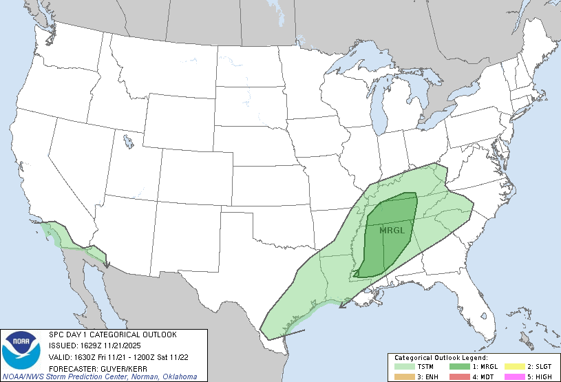 Today's Tornado Risk