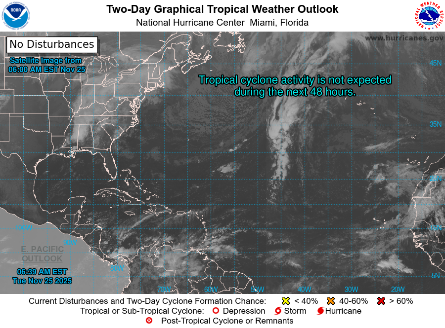 2 Day Tropical Weather Outlook