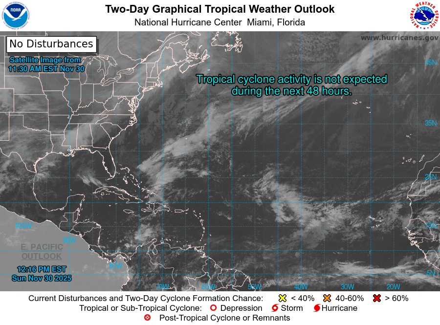 2 Day Tropical Weather Outlook