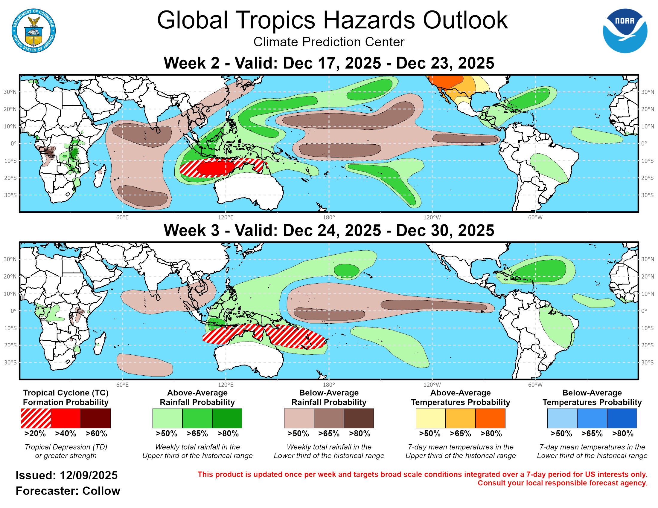Global Tropics Hazard Outlook