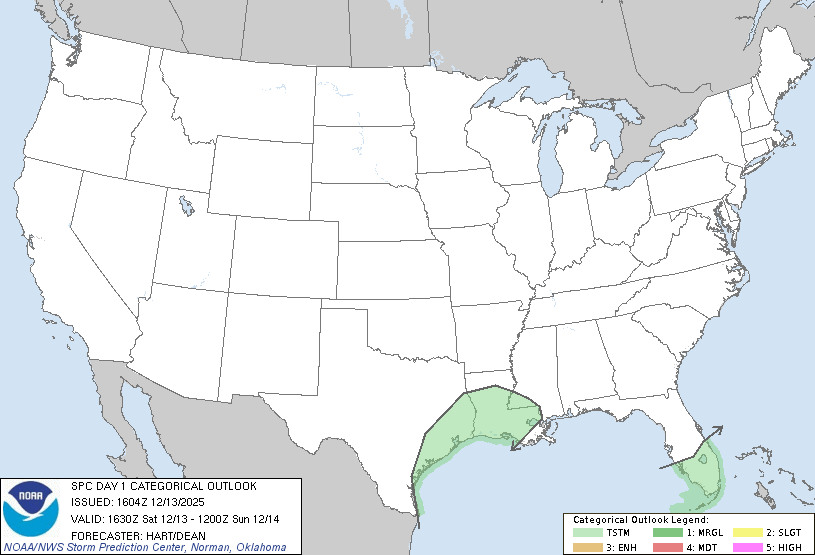 Today's Tornado Risk