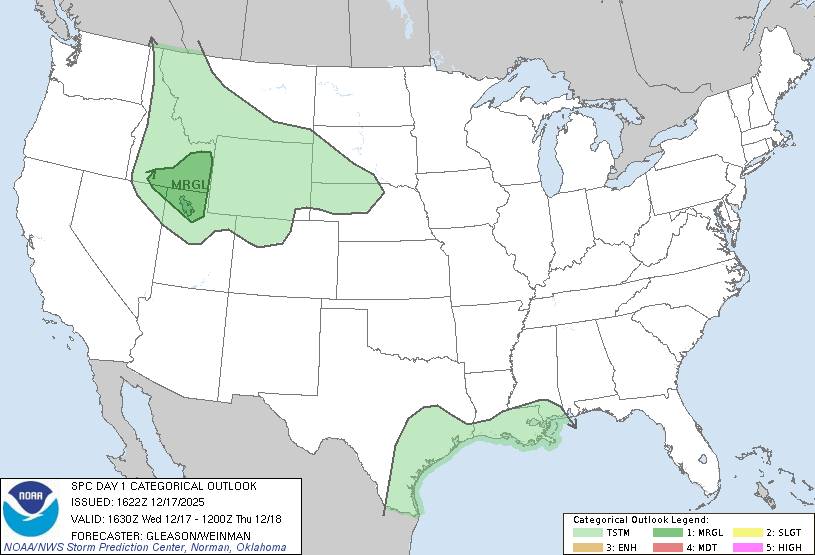 Today's Tornado Risk
