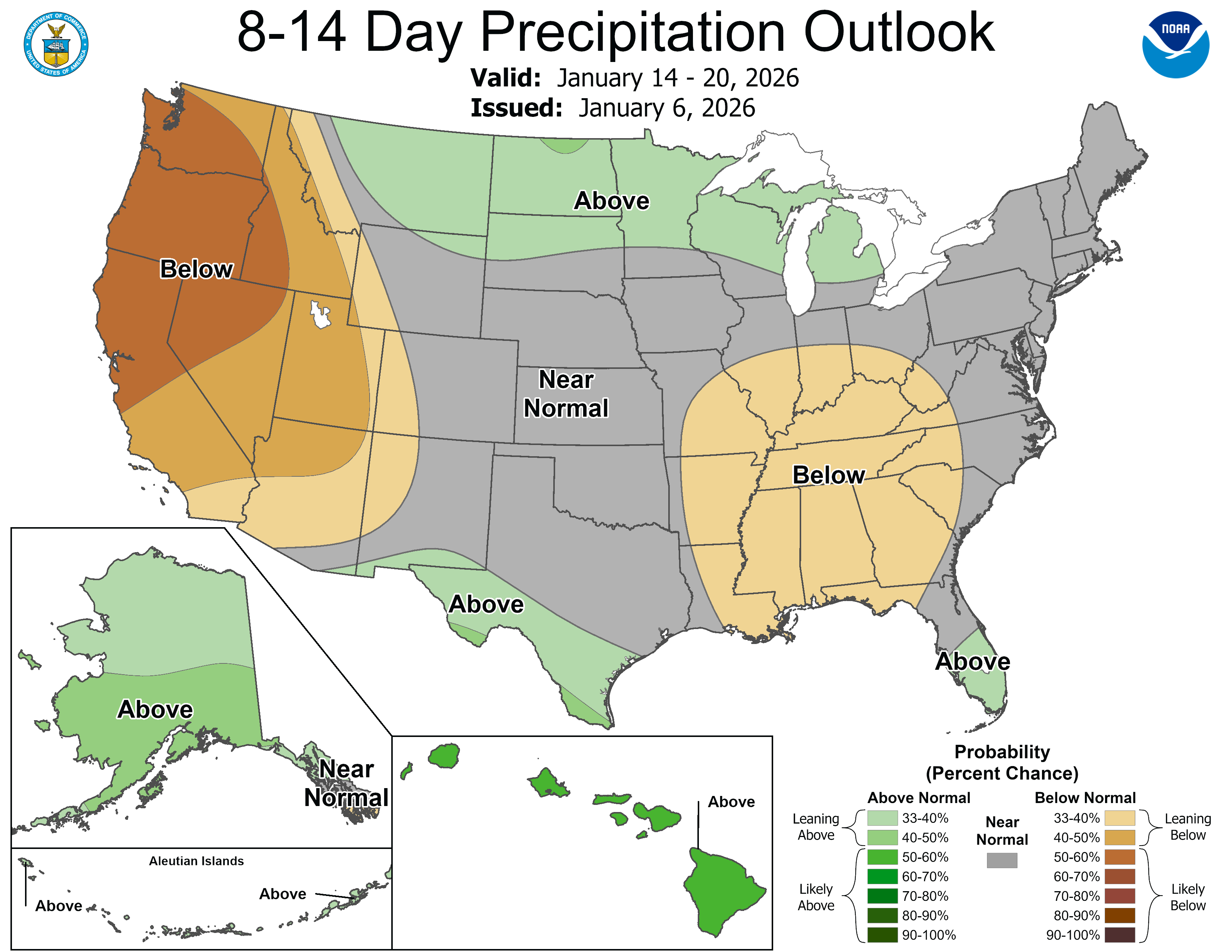 8-14 Day Precipitation Outlook