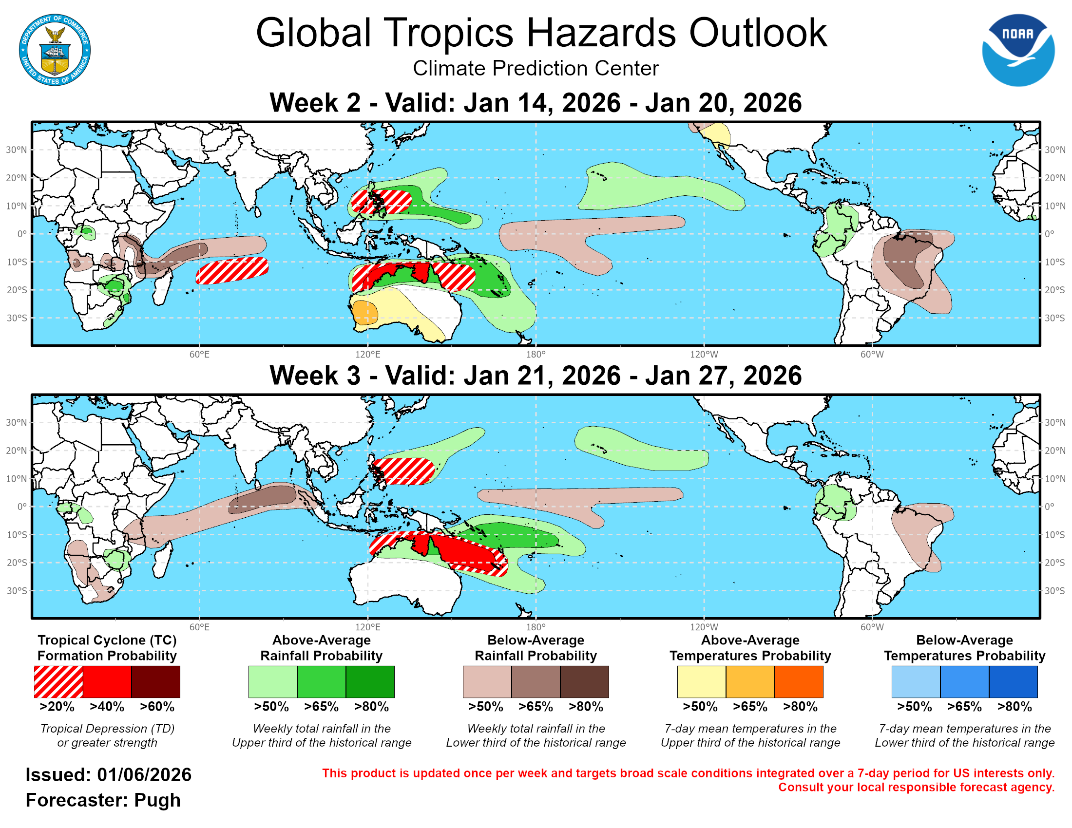 Global Tropics Hazard Outlook