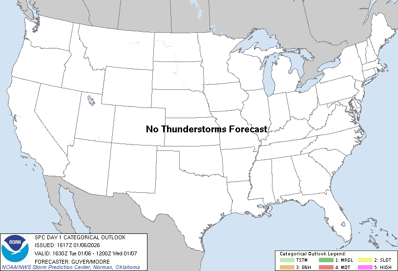 Today's Tornado Risk