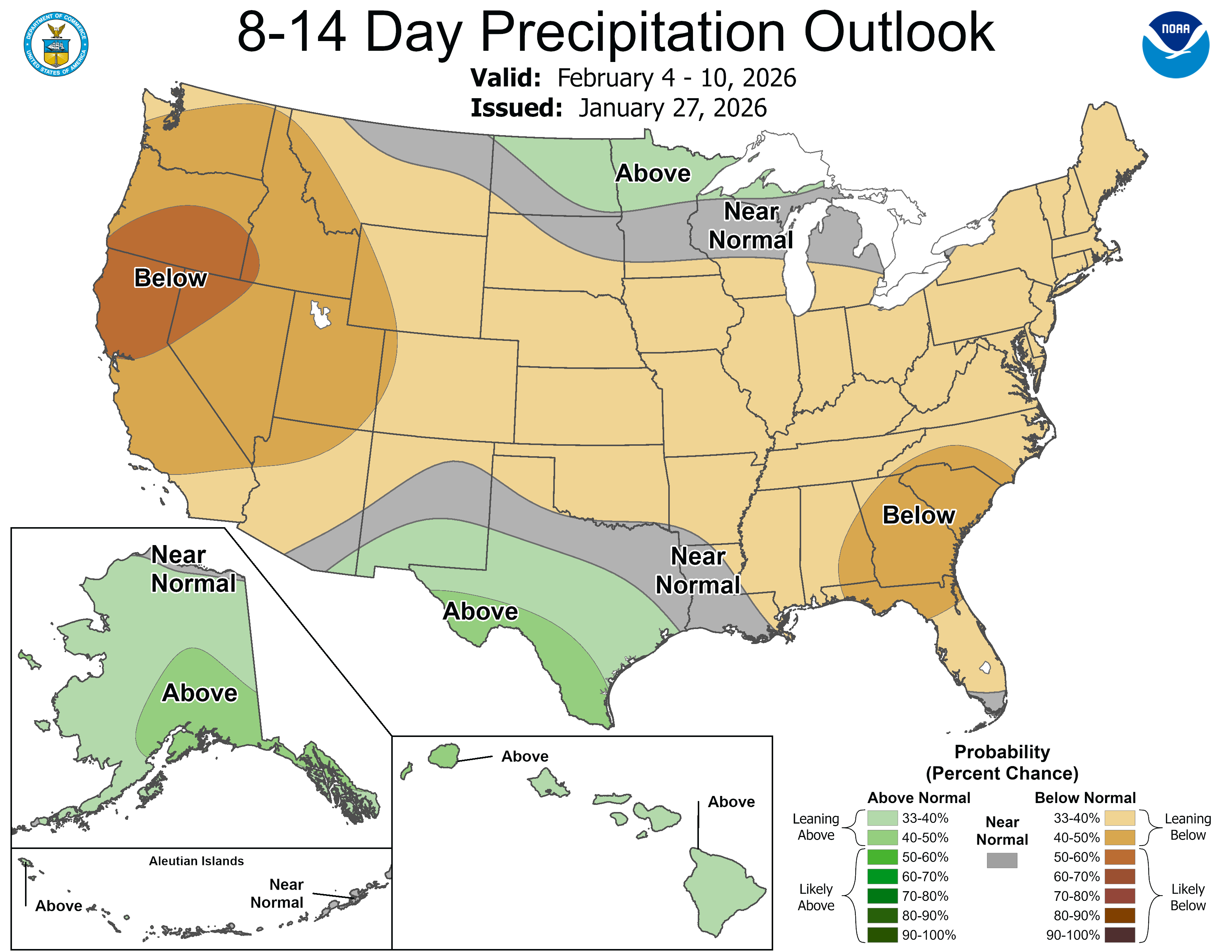 8-14 Day Precipitation Outlook
