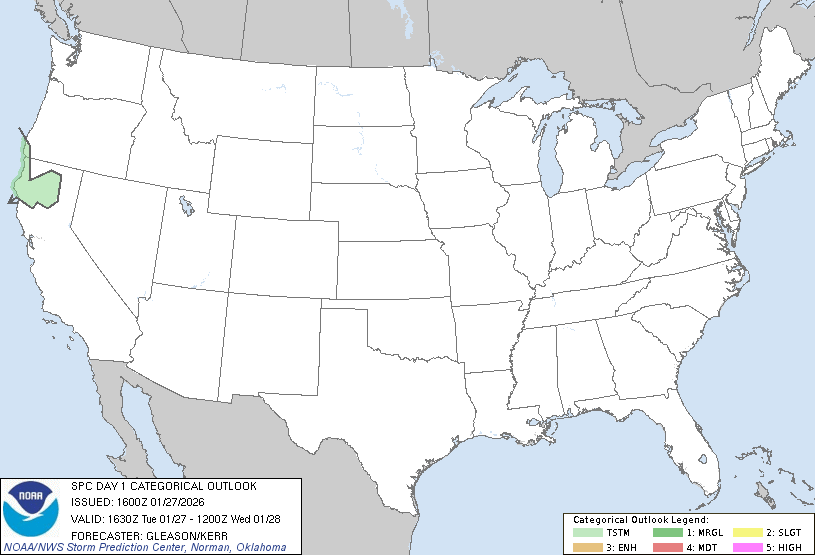 Today's Tornado Risk