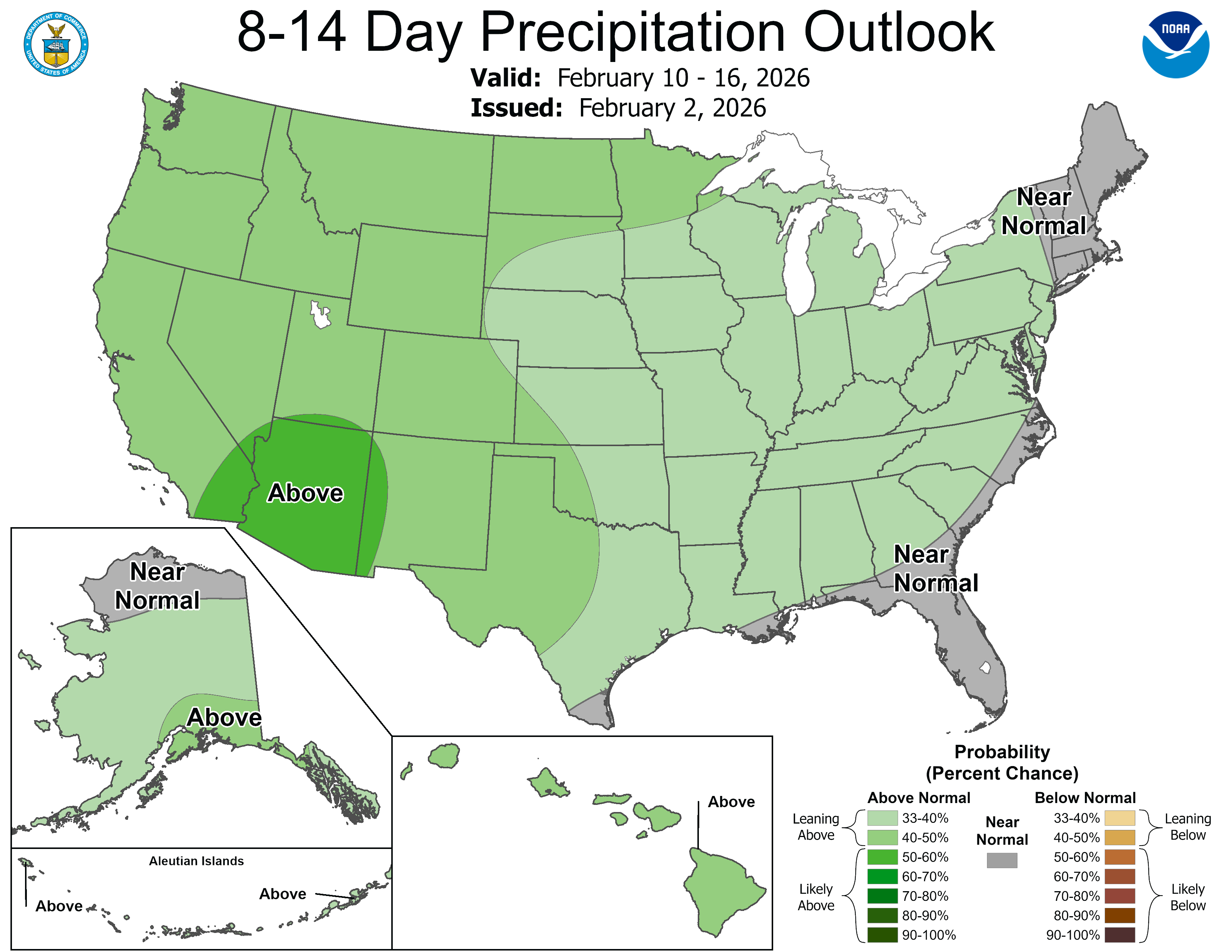 8-14 Day Precipitation Outlook