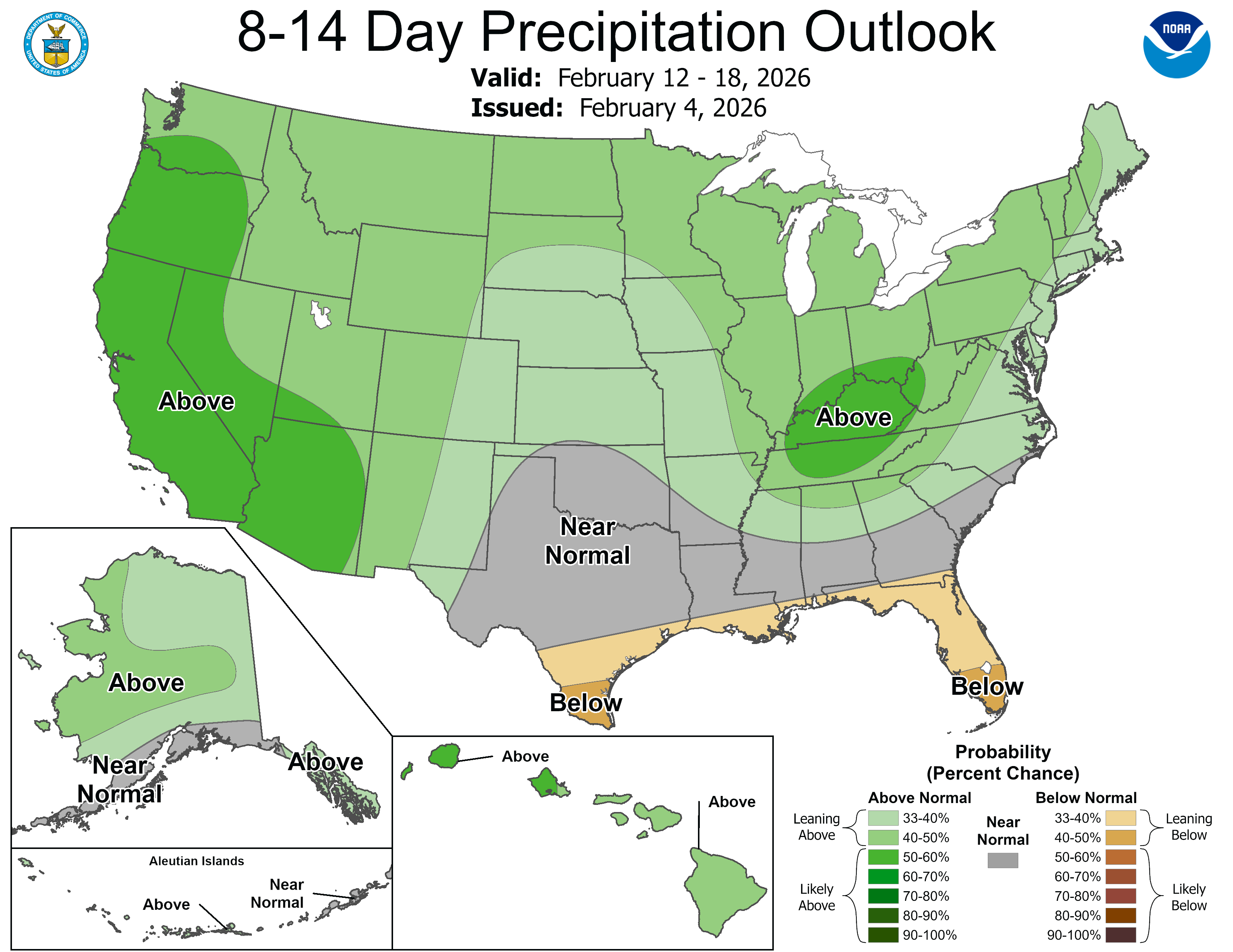 8-14 Day Precipitation Outlook